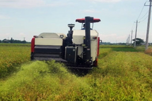 4LZ-3.5S Double Threshing Rice And Wheat Combine Harvester