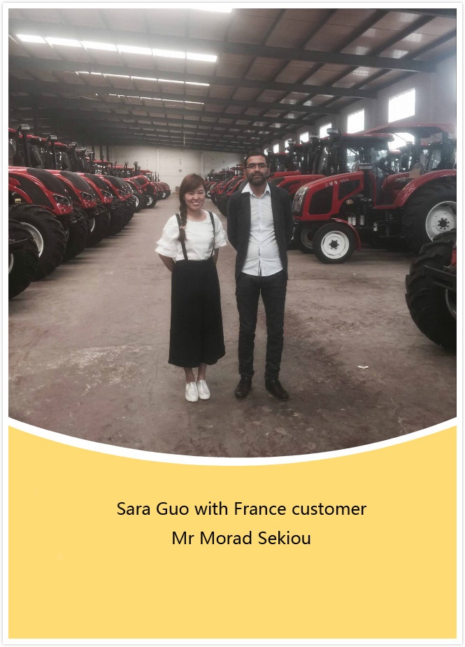 France Customer Visit Chalion Tractor