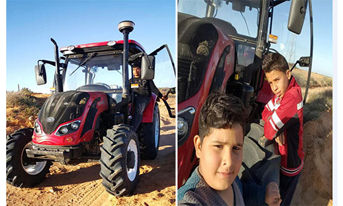 Farm Tractor in Tunisia 