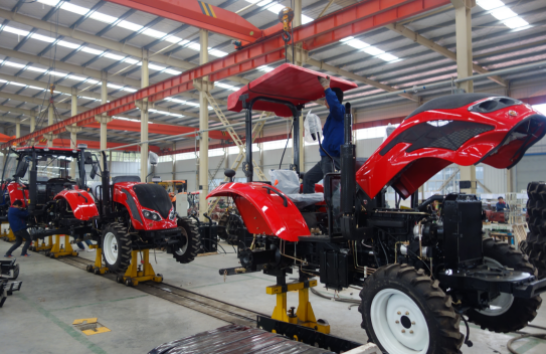 QLN tractor in production